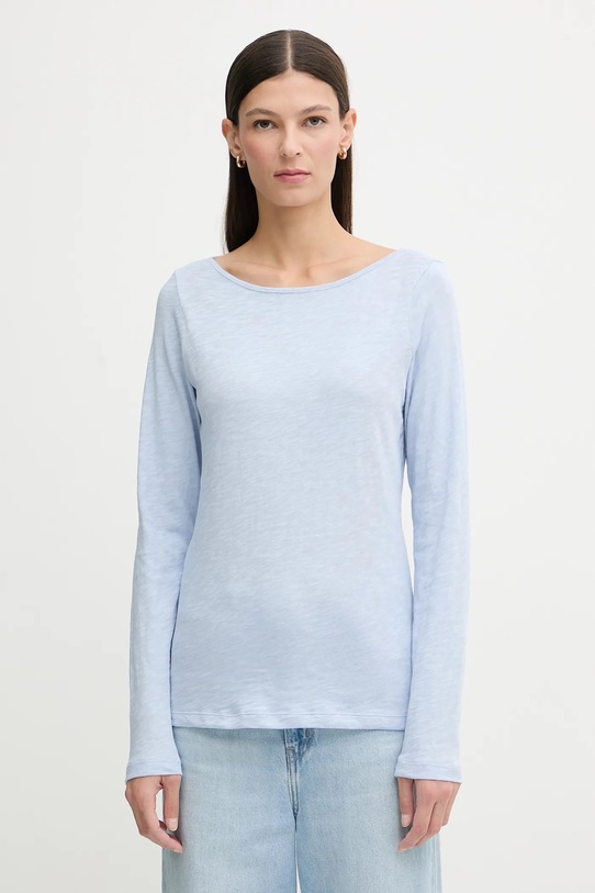 Marc O'Polo longsleeve bawełniany bawełna niebieski 600226152199