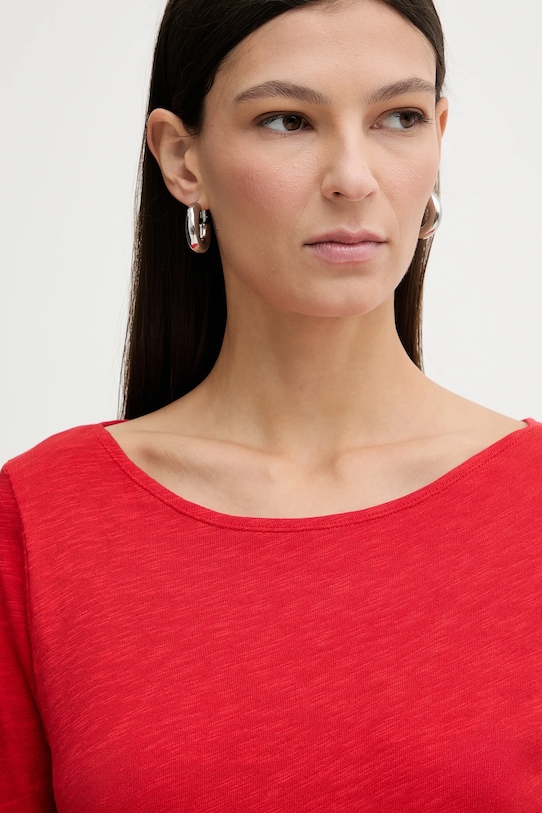 Marc O'Polo longsleeve bawełniany czerwony 600226152199