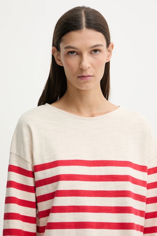 Marc O'Polo sweter bawełniany beżowy 600304752021