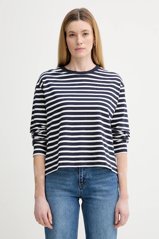 Marc O'Polo longsleeve bawełniany regular granatowy 5000007507