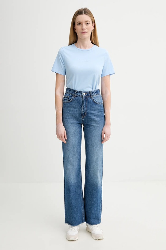 Marc O'Polo t-shirt bawełniany 5000009290 niebieski SS26