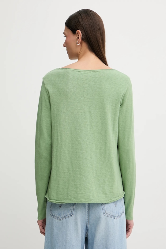 Odzież Marc O'Polo longsleeve bawełniany 5000009292 zielony