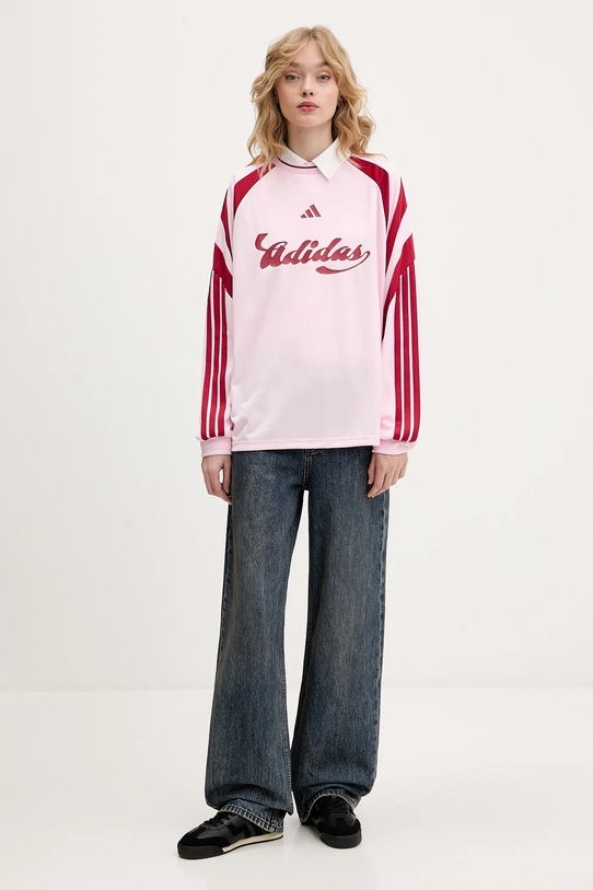 adidas longsleeve House of Tiro JY7640 różowy SS26