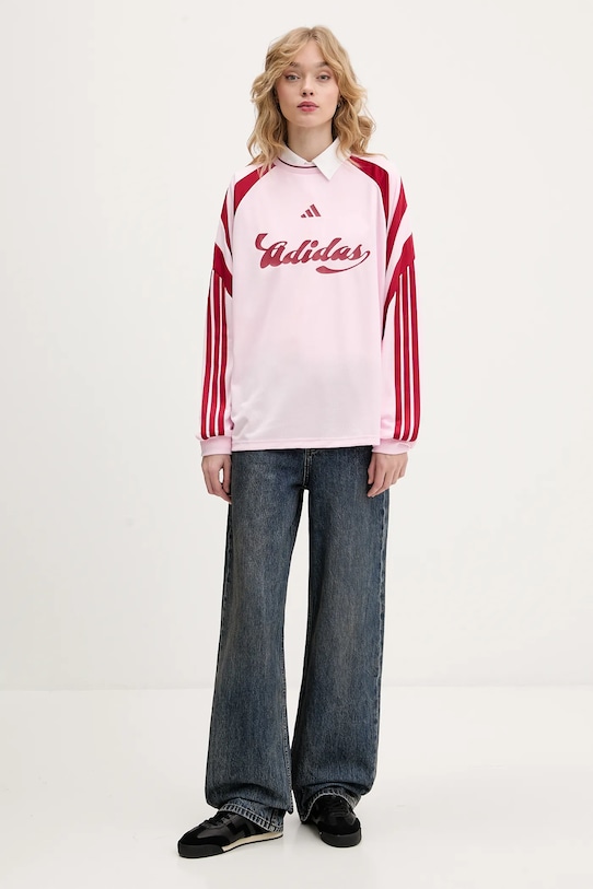 adidas longsleeve House of Tiro JY7640 różowy SS26