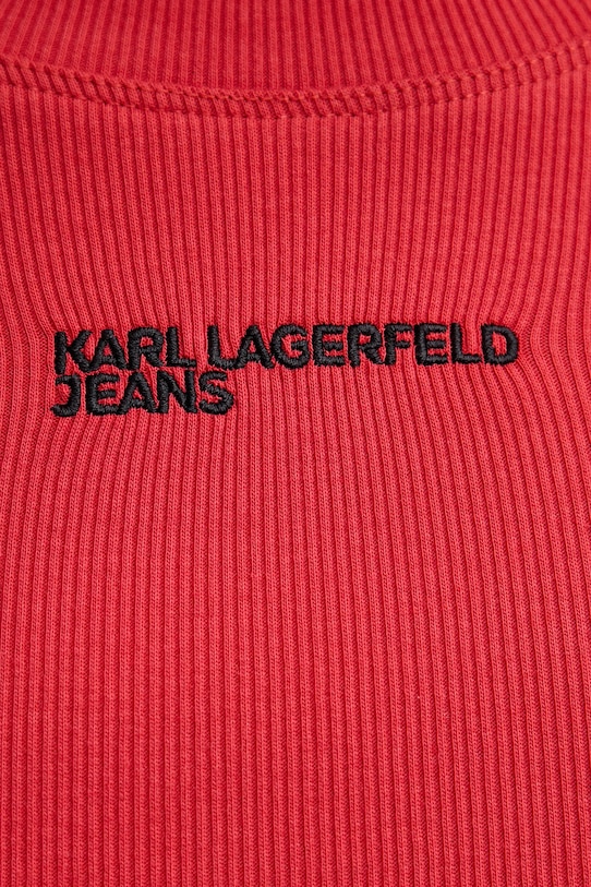 Karl Lagerfeld Jeans longsleeve B1W17050 pomarańczowy