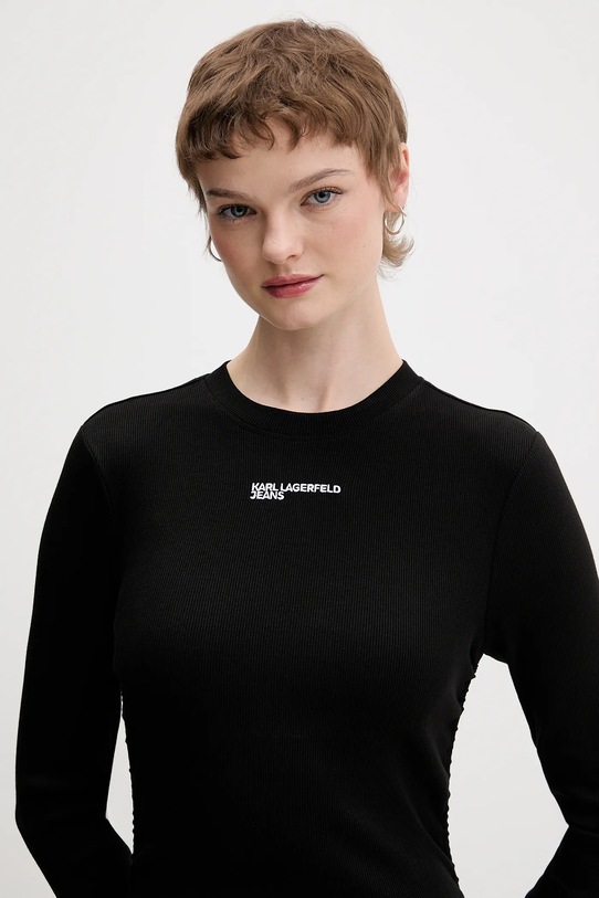 Karl Lagerfeld Jeans longsleeve czarny B1W17050