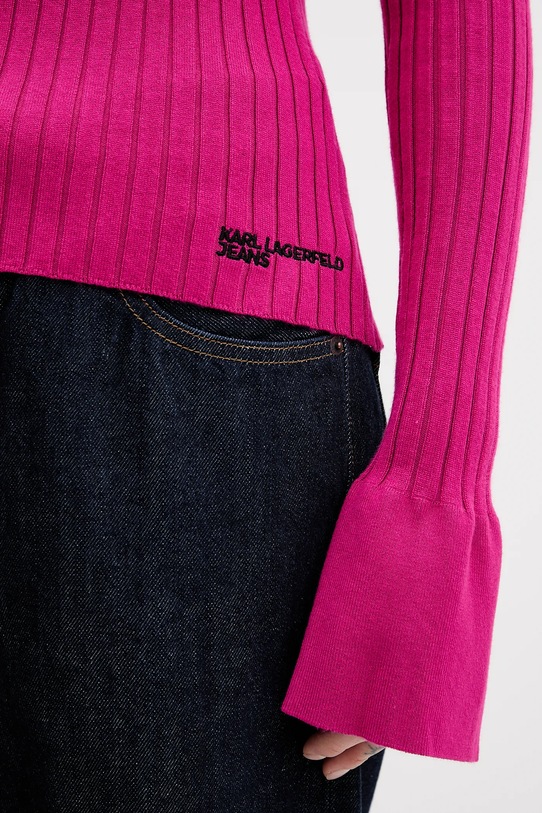 Karl Lagerfeld Jeans longsleeve B1W18026 różowy