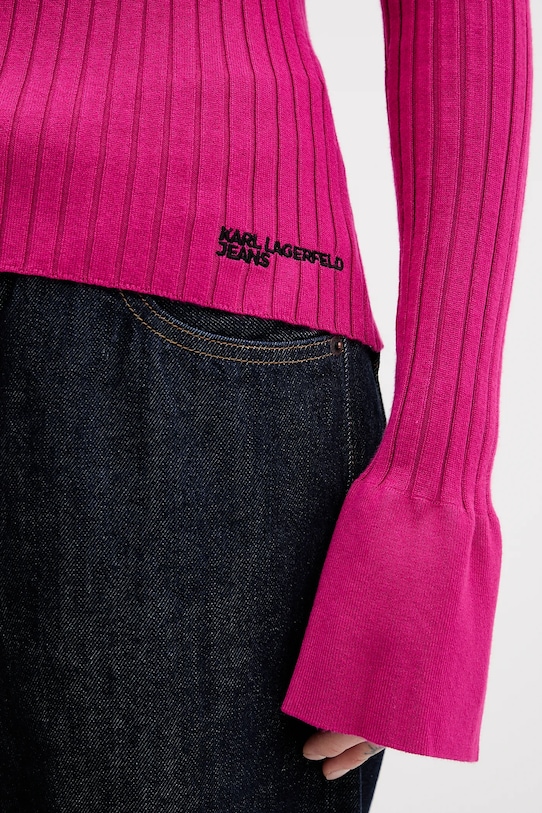 Karl Lagerfeld Jeans longsleeve B1W18026 różowy
