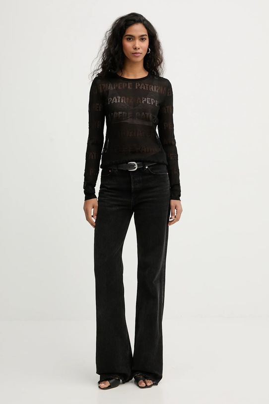 Svetr Patrizia Pepe 8K0354.K303 černá SS26