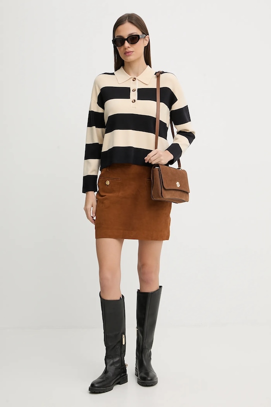 Pedro del Hierro sweter 3513301 czarny SS26