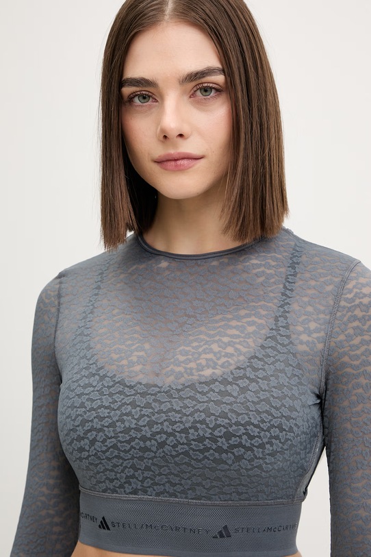 adidas by Stella McCartney longsleeve treningowy szary KC1819