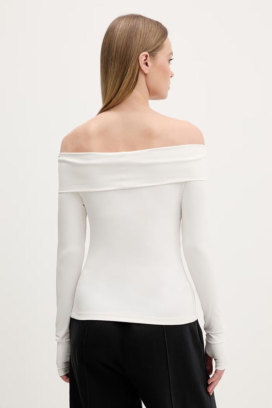 Дрехи Блуза с дълги ръкави adidas Originals KC8869 бежов