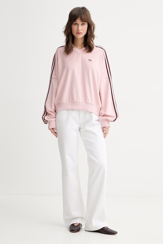 adidas Originals longsleeve damski KD1400 różowy SS26