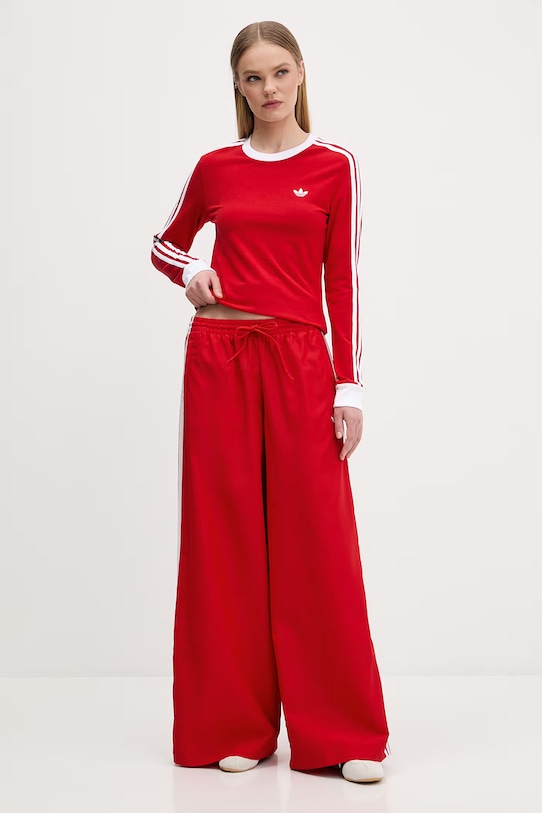 Tričko s dlhým rukávom adidas Originals KD3685 červená SS26