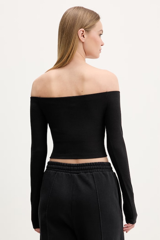 Дрехи Блуза с дълги ръкави adidas Originals KE3150 черен