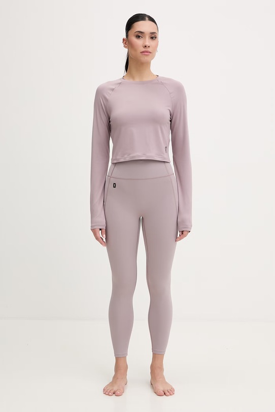 On koszulka lounge damska Studio 1WF12434390 fioletowy SS26