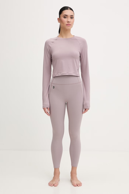 On koszulka lounge damska Studio 1WF12434390 fioletowy SS26