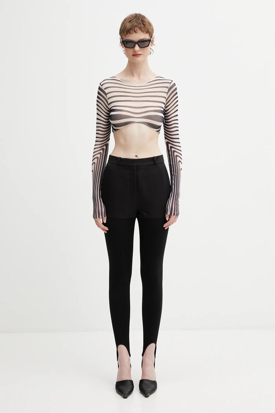 Jean Paul GAULTIER longsleeve Morphing Stripes 26.01.W.TO447.M019P beżowy