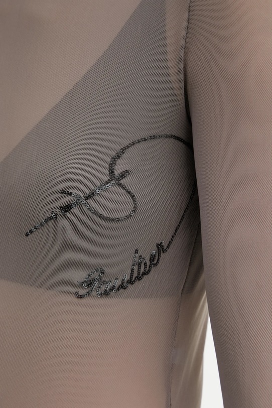 Jean Paul GAULTIER longsleeve Needles szary 26.01.W.TO433.M016