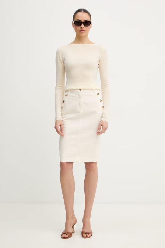 Marella sweter kaszmirowy MLTAGI 2613361033200 beżowy SS26