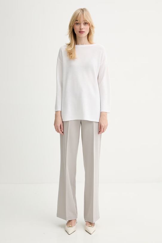 Marella sweter z domieszką wełny Emme by Marella 2615361011200 beżowy SS26