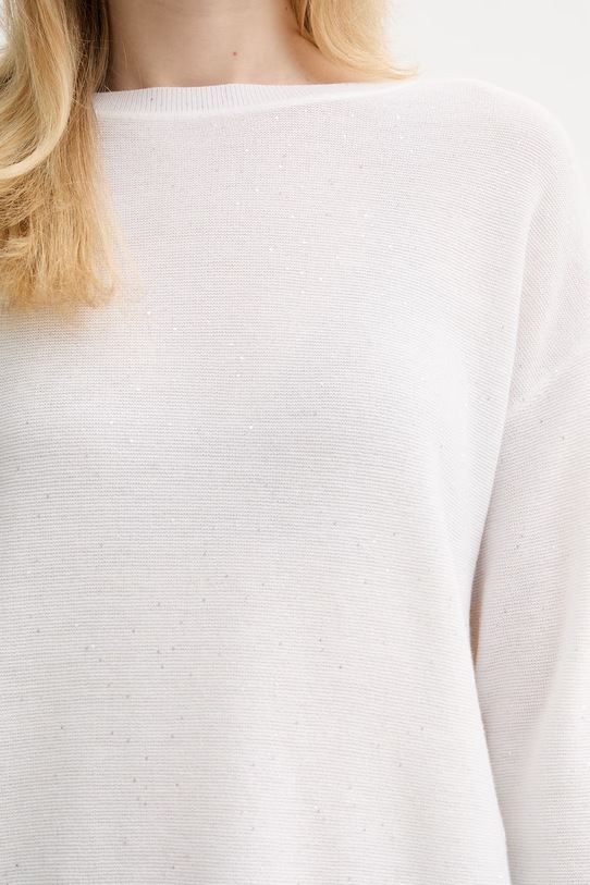 Marella sweter z domieszką wełny Emme by Marella 2615361011200 beżowy