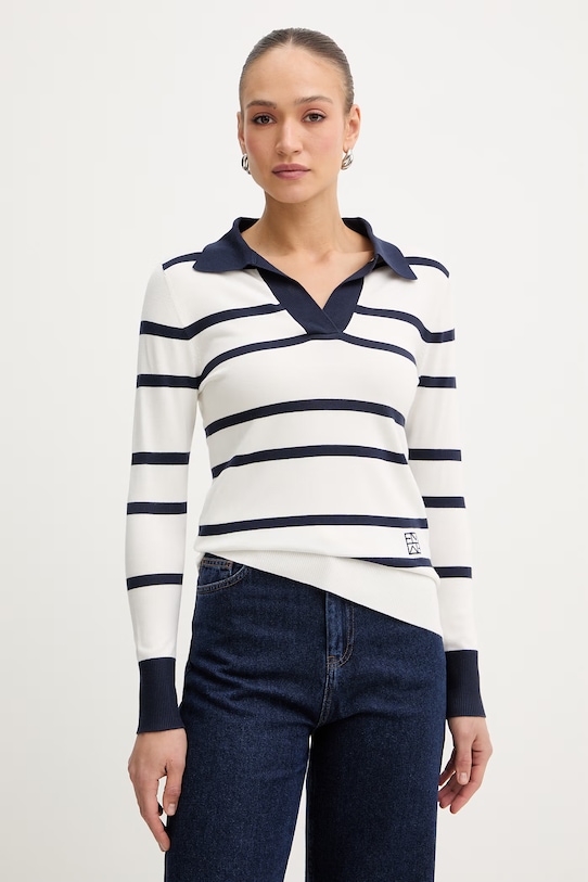 Marella sweter Emme by Marella pozostałe biały 2615361071200