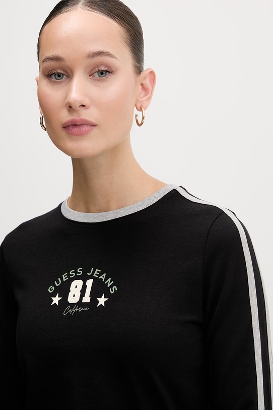 Guess Jeans longsleeve czarny W6RI17.J1314