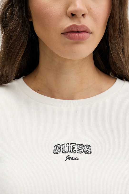 Guess Jeans longsleeve W6RP22.KA0H1 beżowy