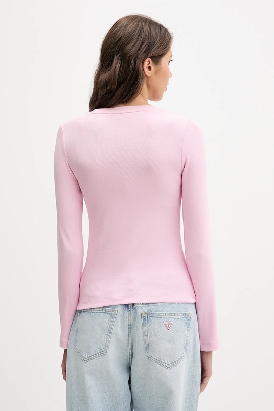 Odzież Guess Jeans longsleeve W6RP22.KA0H1 różowy
