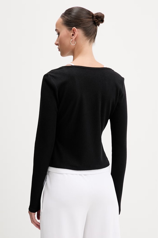 Odzież Guess Jeans longsleeve W6RP31.KD072 czarny