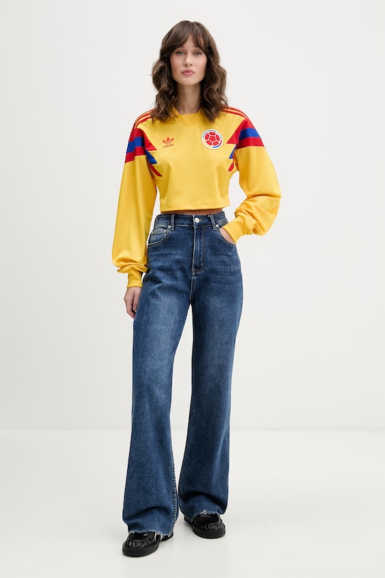 adidas Originals longsleeve damski Colombia KE2299 żółty SS26