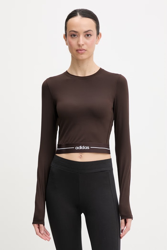 adidas Performance αθλητικό μακρυμάνικο γυναικείο καφέ KR0373