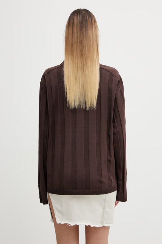 Odzież Puma longsleeve T7 635504 brązowy