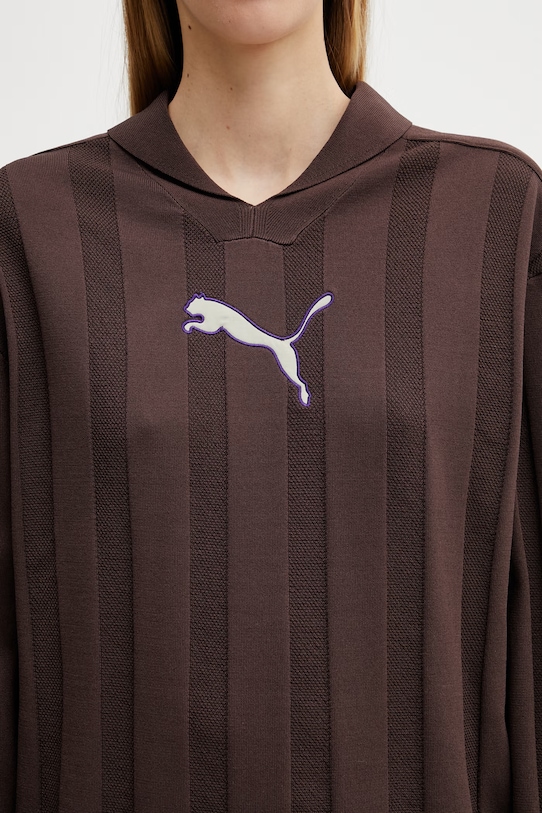 Puma longsleeve T7 brązowy 635504