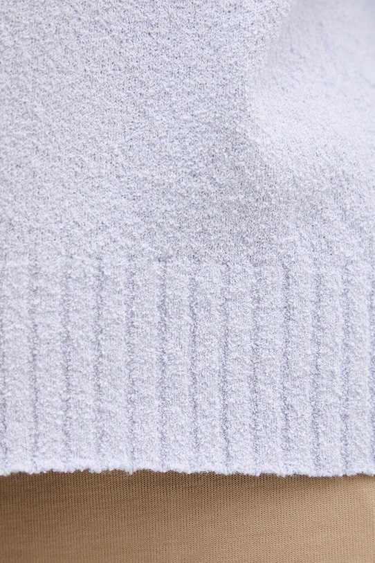 Sisley longsleeve damski z bawełny 19DUL300G niebieski