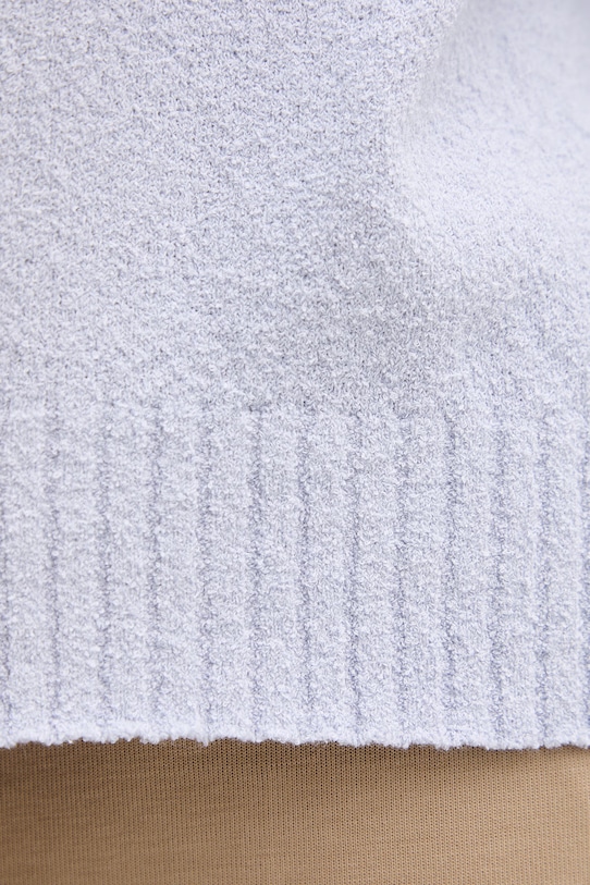 Sisley longsleeve damski z bawełny 19DUL300G niebieski