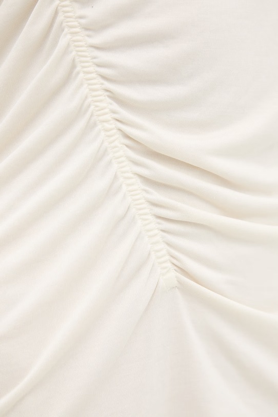 Sisley longsleeve damski 3YFAL108Q beżowy