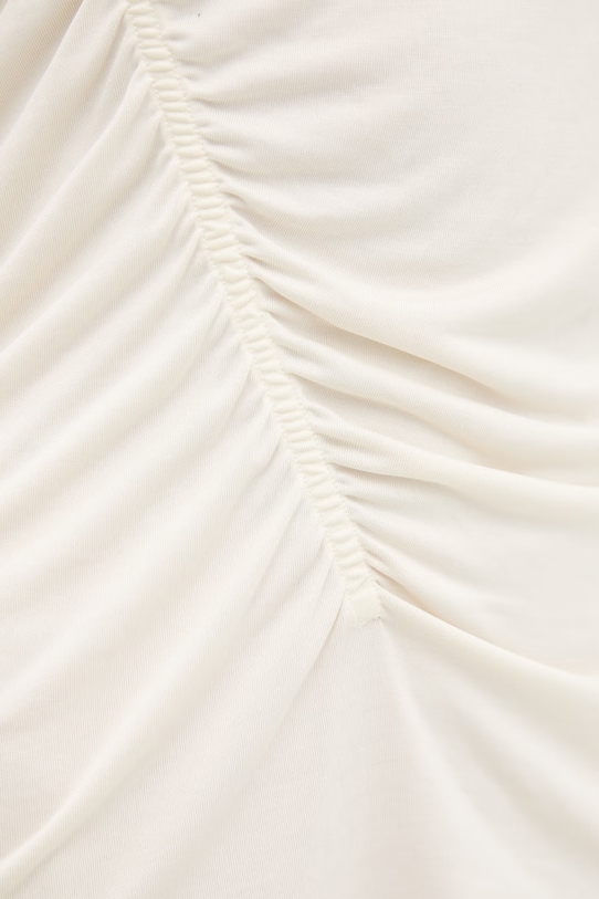 Sisley longsleeve damski 3YFAL108Q beżowy