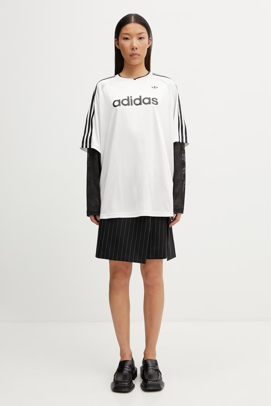 adidas Originals tričko s dlouhým rukávem dámské KC8140 bílá