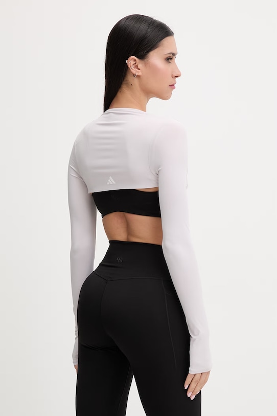 Oblečenie adidas Performance tréningové tričko s dlhým rukávom dámske KD2217 ružová