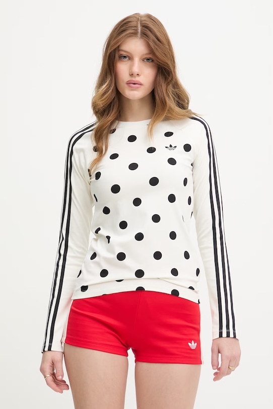 adidas Originals longsleeve damskie beżowy KV1174