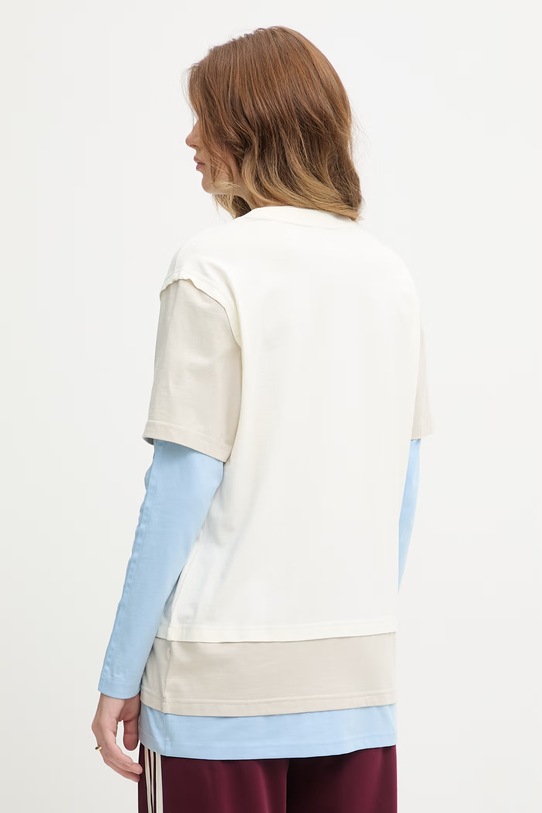 Odzież adidas Originals longsleeve damski bawełniany KV1179 beżowy