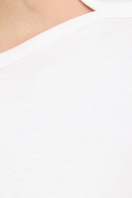 United Colors of Benetton longsleeve bawełniany 3GA8D10C4 biały