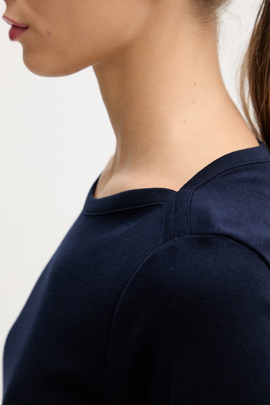 United Colors of Benetton longsleeve bawełniany 3GA8D10C4 granatowy