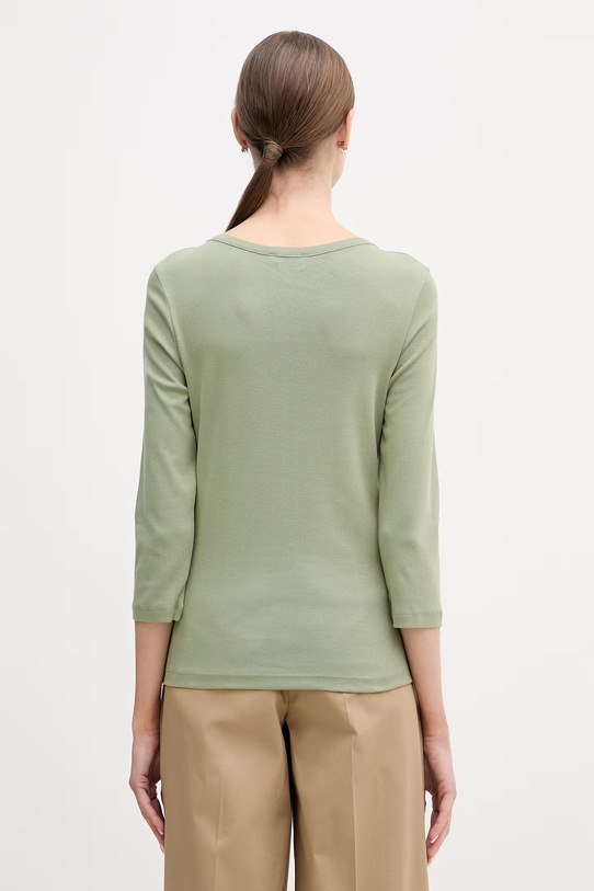 Odzież United Colors of Benetton longsleeve bawełniany 3GA8D10C4 zielony