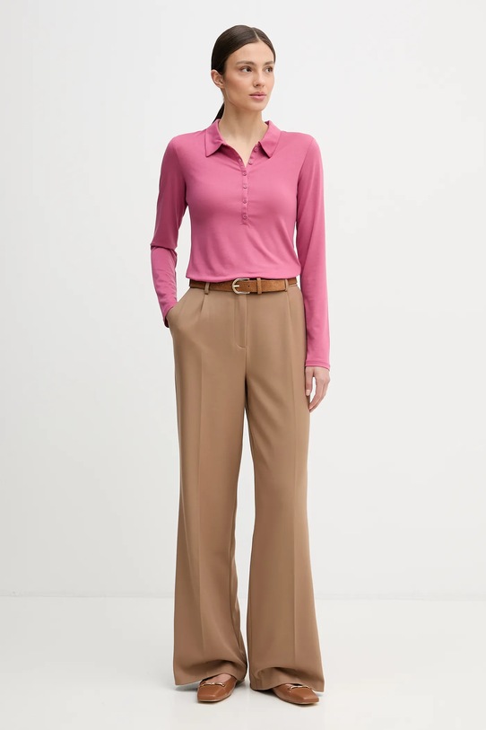 United Colors of Benetton longsleeve 3TVRD3017 różowy SS26