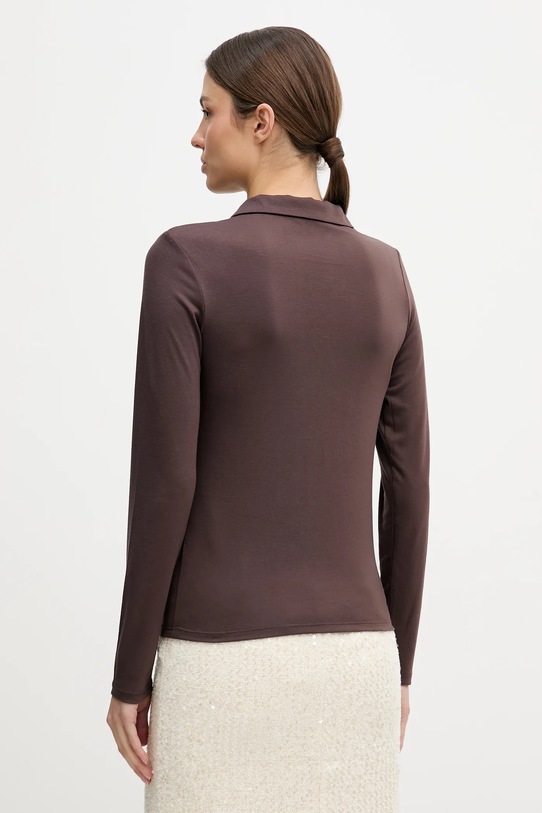 Odzież United Colors of Benetton longsleeve 3TVRD3017 brązowy