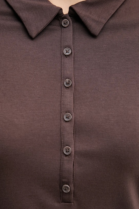 United Colors of Benetton longsleeve 3TVRD3017 brązowy