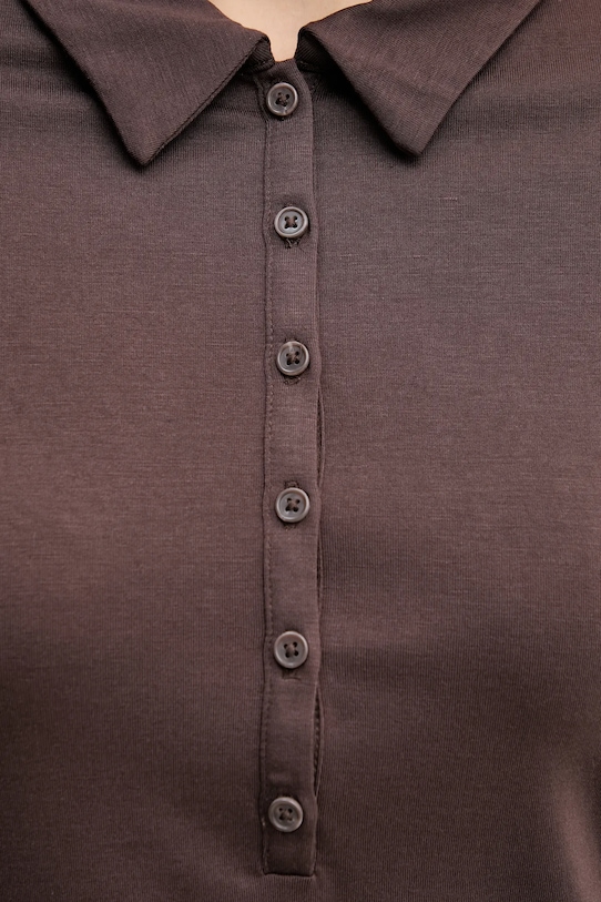 United Colors of Benetton longsleeve 3TVRD3017 brązowy